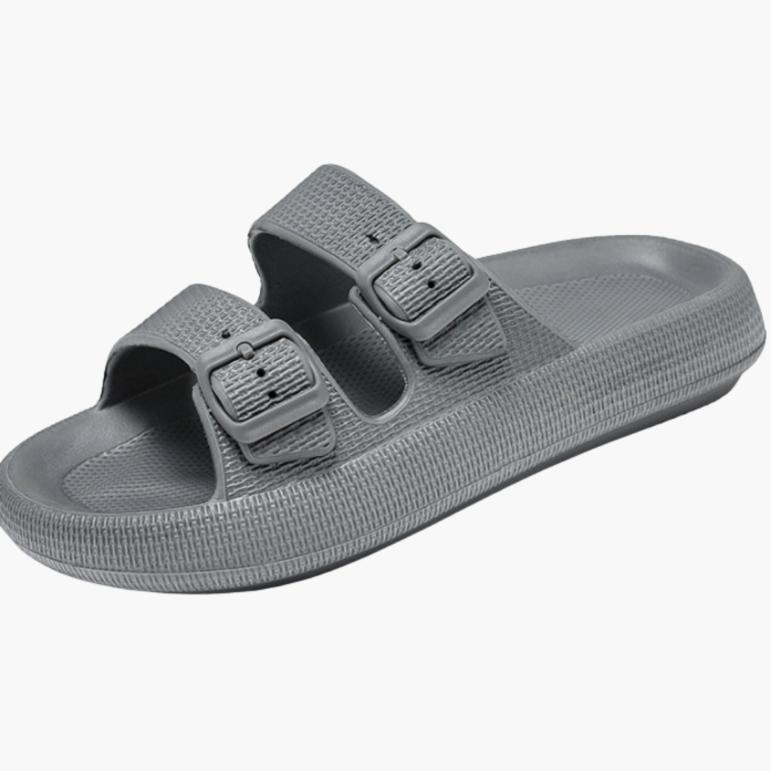Sandales Homme a Double Boucle et Soutien de la voûte Plantaire