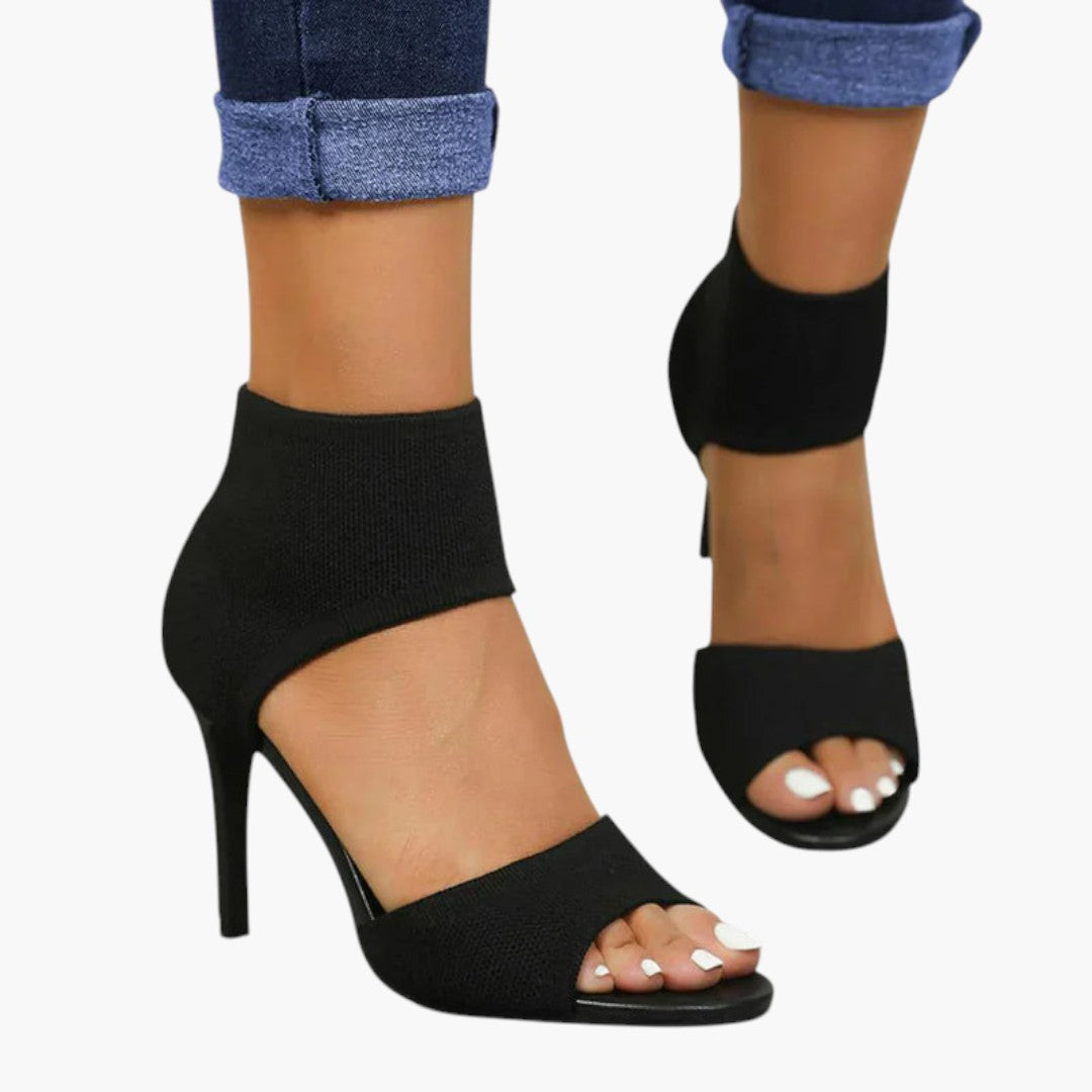Sandales à Talons Femme avec Brides et Semelle Plateforme