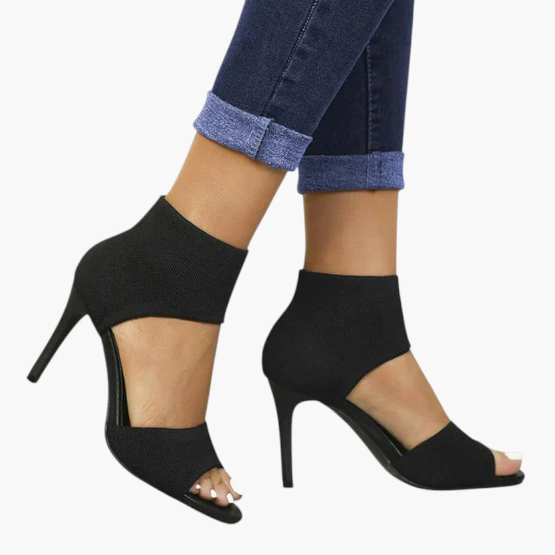 Sandales à Talons Femme avec Brides et Semelle Plateforme