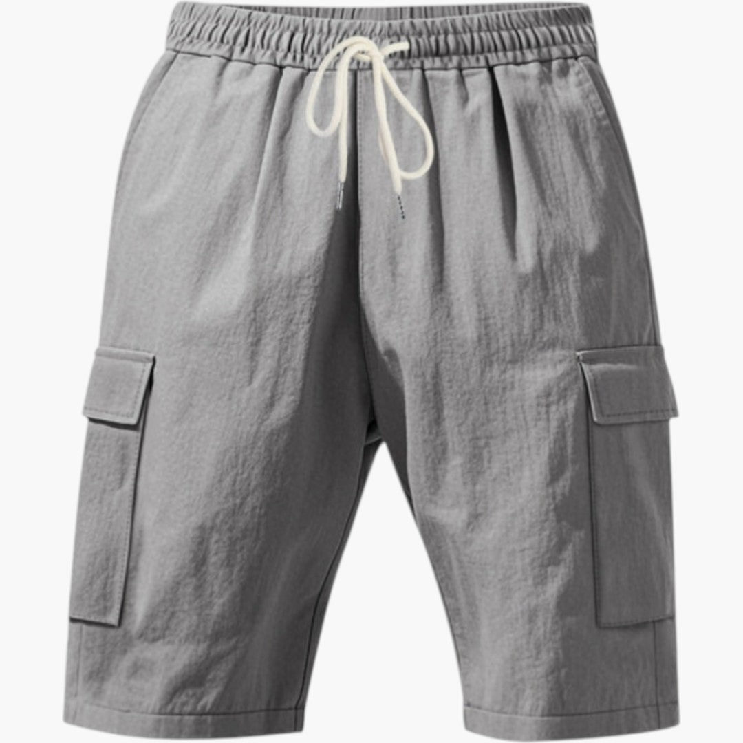 Pantaloncini Cargo Uomo con Coulisse e Tasche