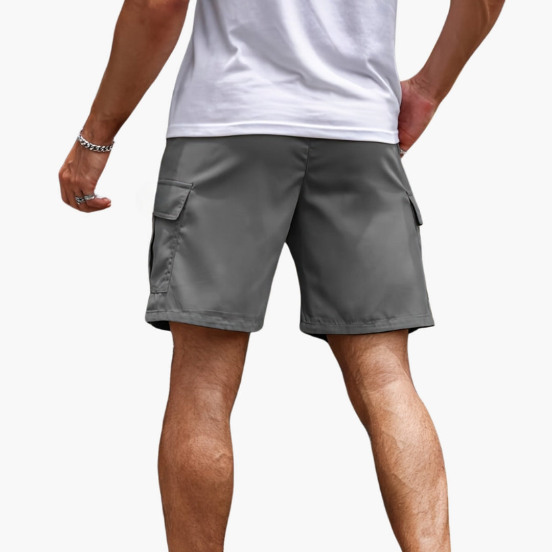 Short Cargo Homme avec Ourlet Droit