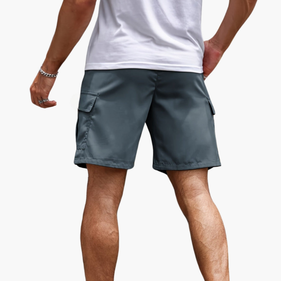 Short Cargo Homme avec Ourlet Droit