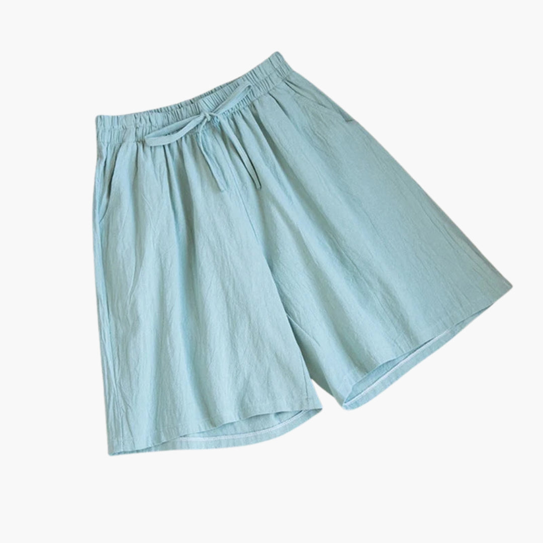 Gonna corta da donna lunghezza al ginocchio con vita elastica