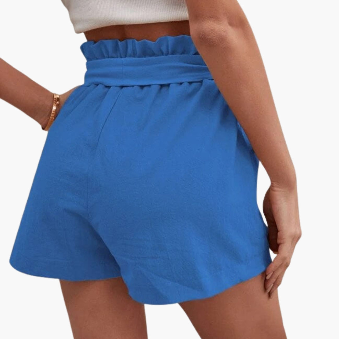 Pantaloncini Donna Vita Alta con Coulisse