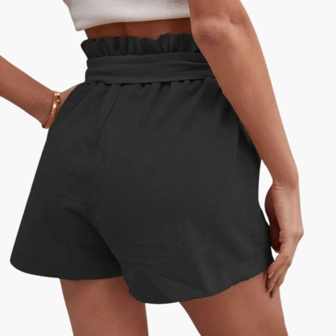 Pantaloncini Donna Vita Alta con Coulisse
