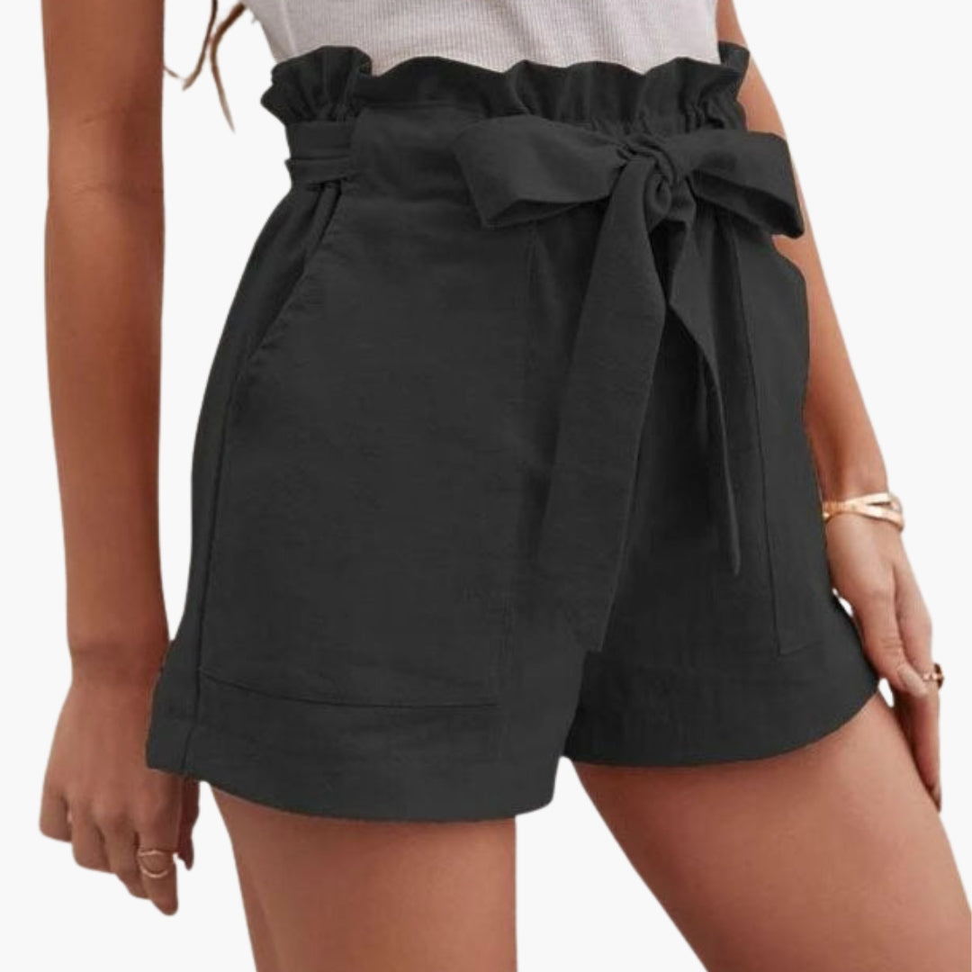 Pantaloncini Donna Vita Alta con Coulisse