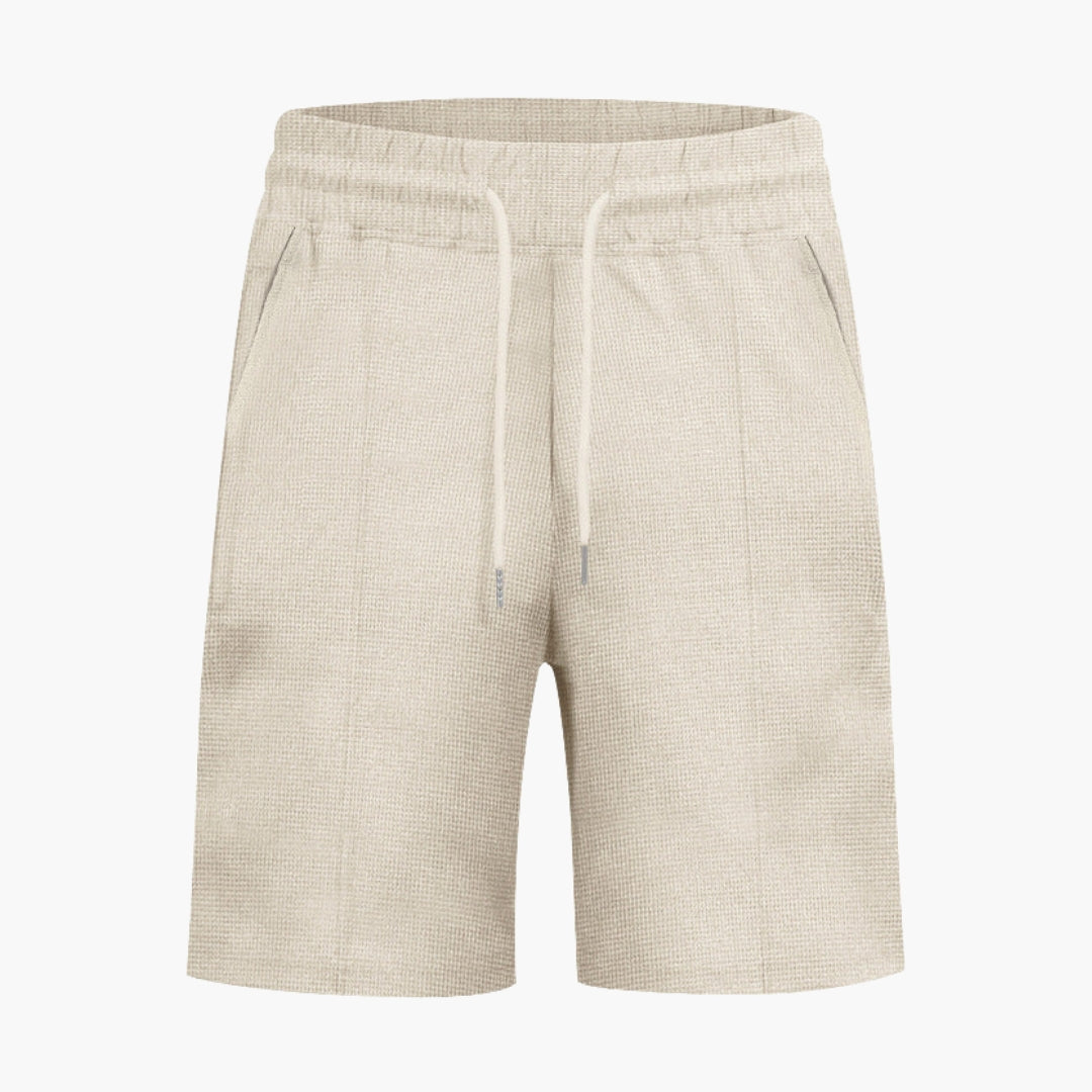 Short Homme avec Jambe Droite et Taille Élastique
