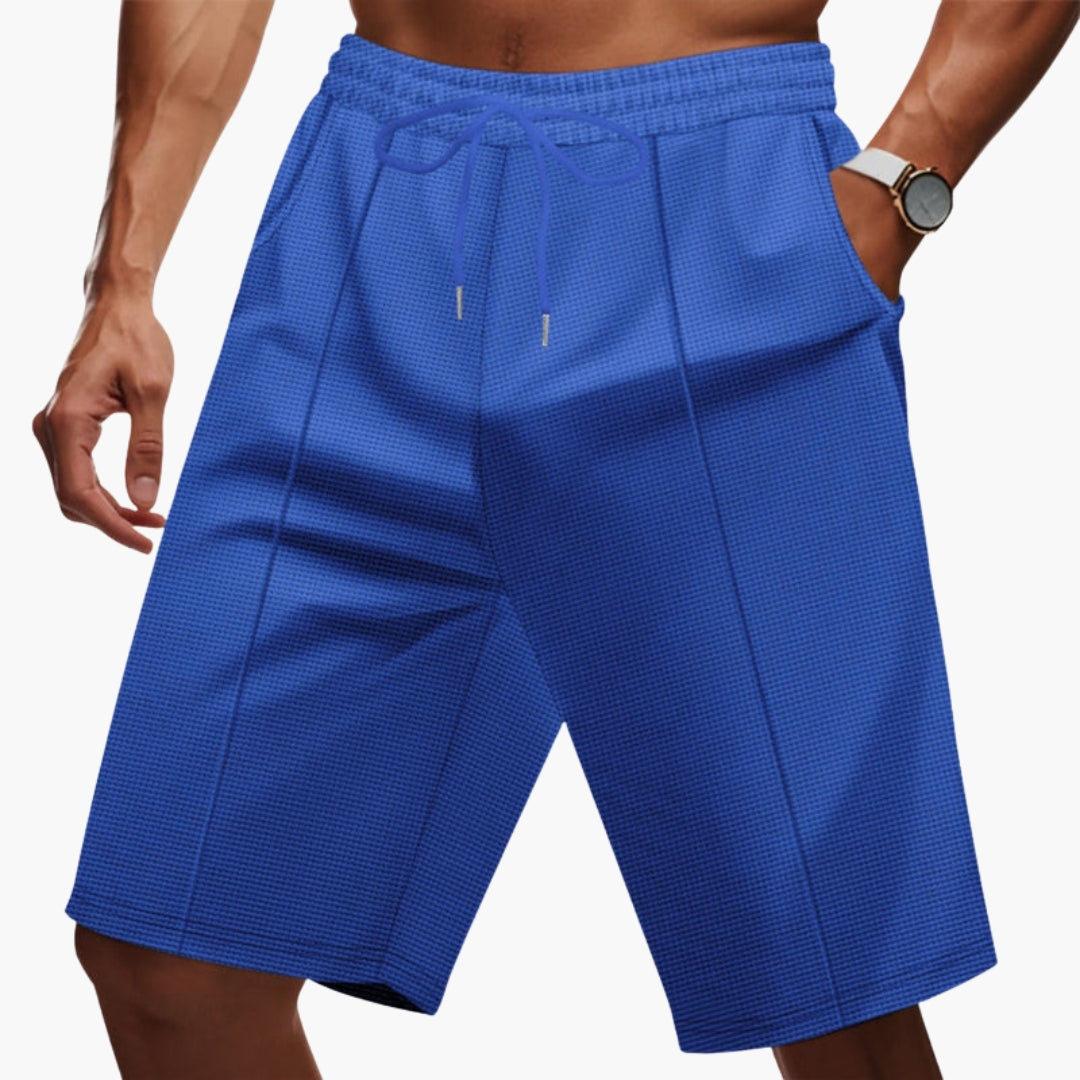 Short Homme avec Jambe Droite et Taille Élastique