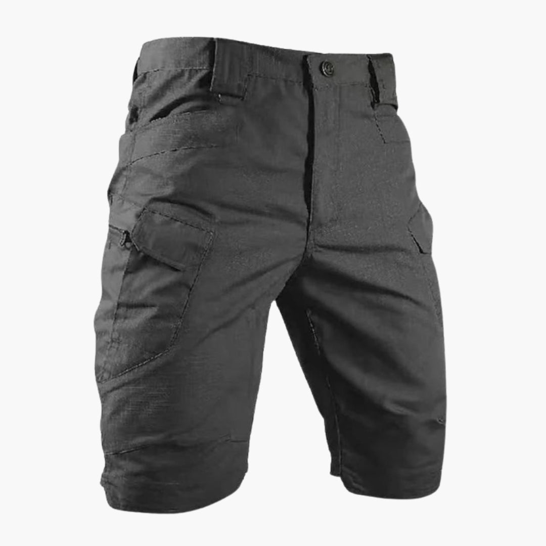 Pantaloncini cargo da uomo con chiusura a bottoni