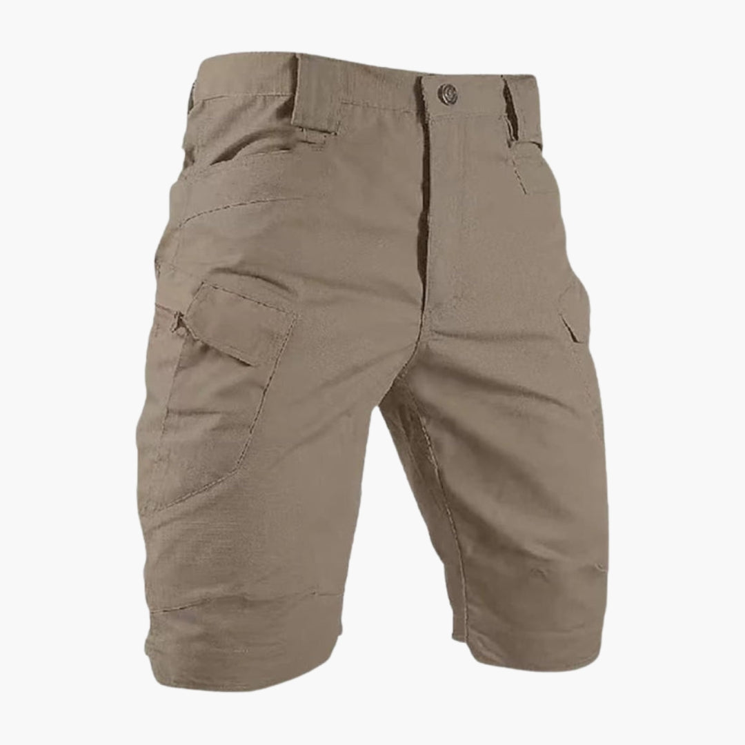 Pantaloncini cargo da uomo con chiusura a bottoni