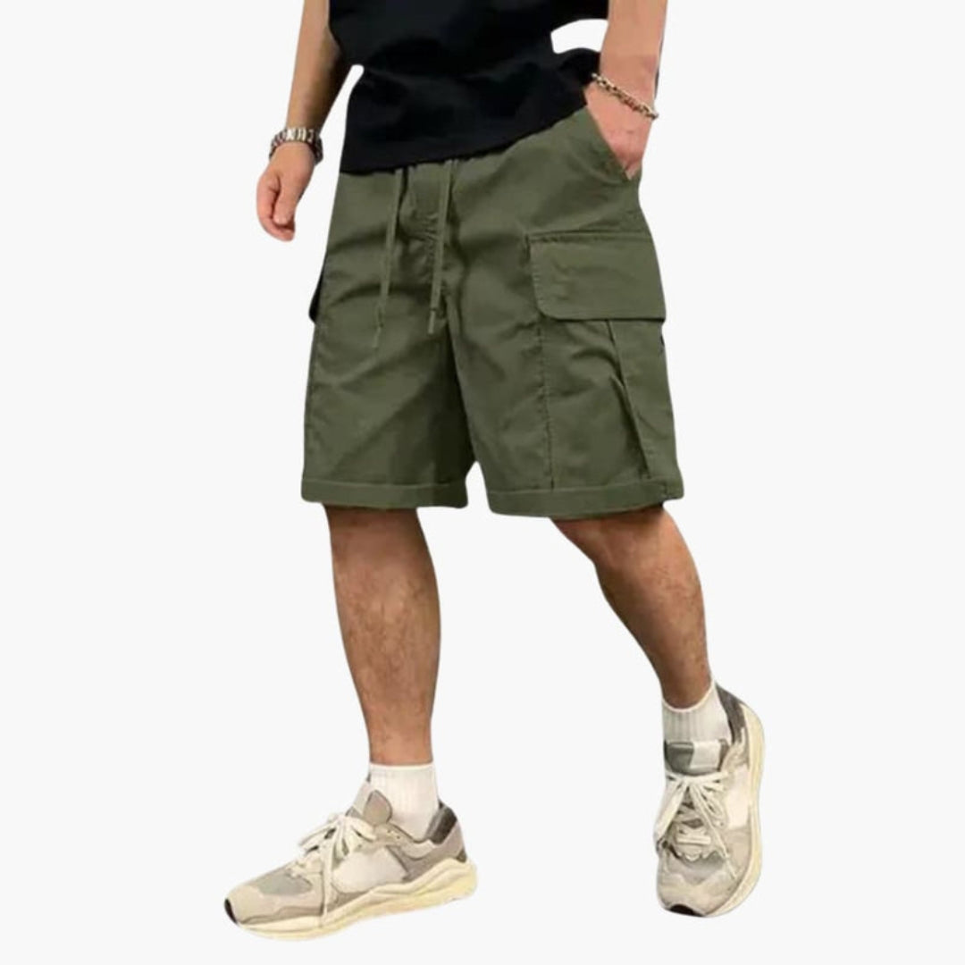 Short cargo homme avec longueur genou