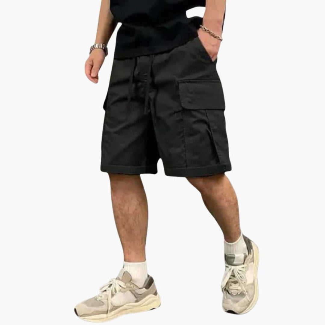 Short cargo homme avec longueur genou