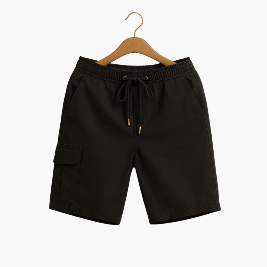 Short cargo homme avec poche à rabat