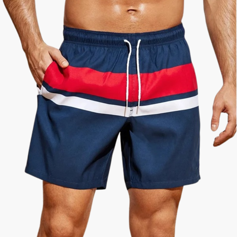 Short de bain pour homme avec poches latérales