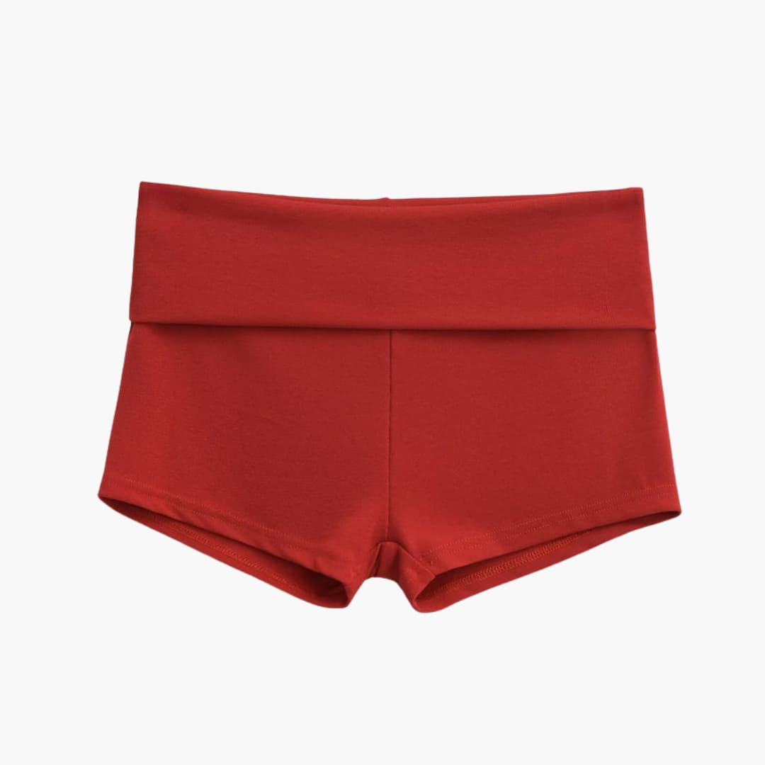 Calções de desporto para mulher com cintura larga