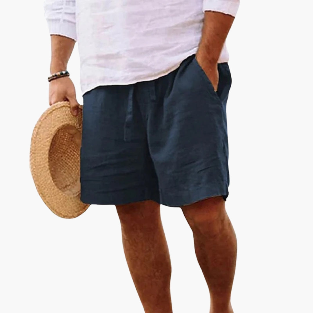 Short homme avec poches latérales et cordon de serrage