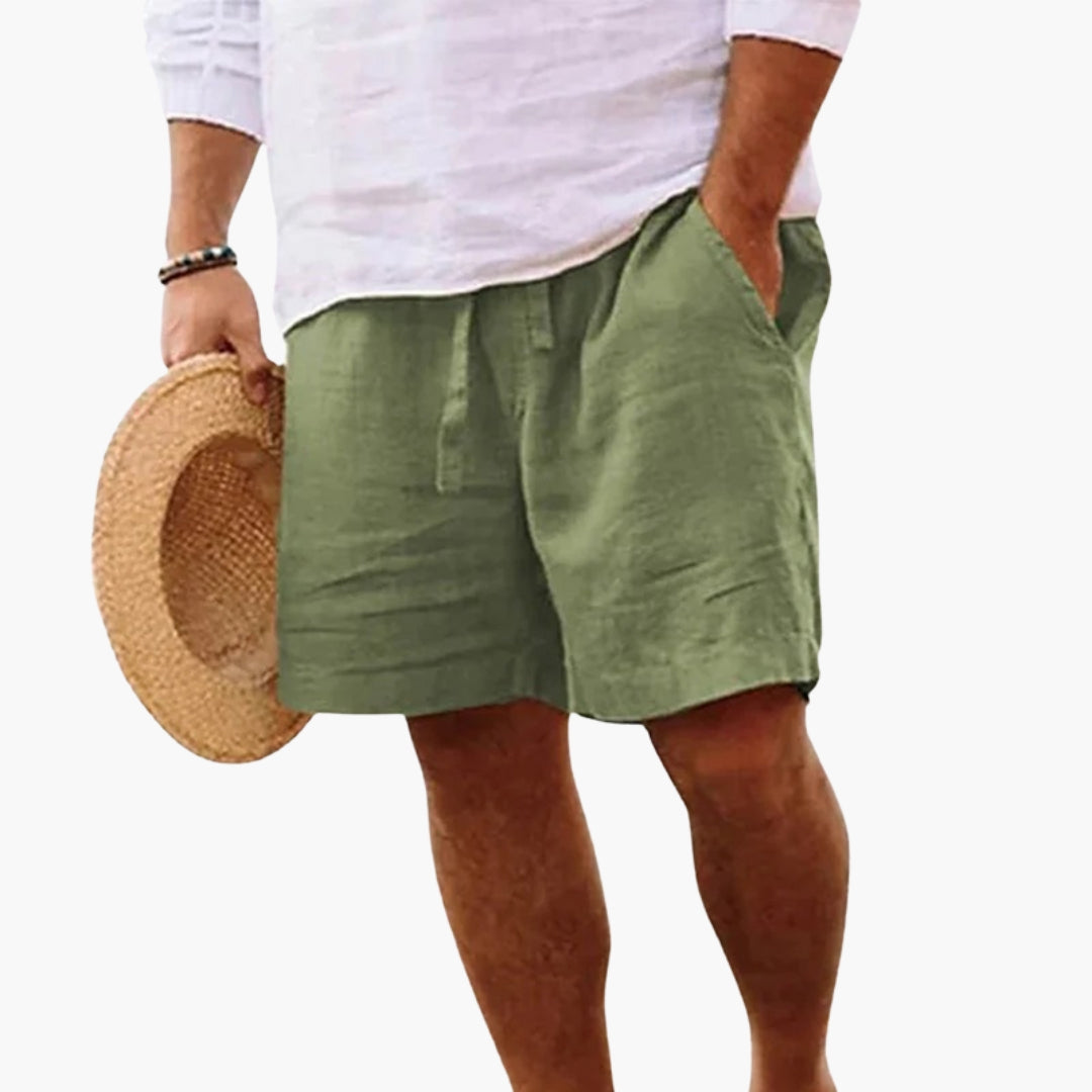 Short homme avec poches latérales et cordon de serrage