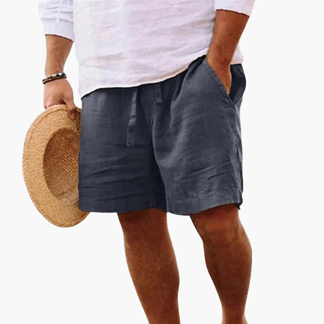 Short homme avec poches latérales et cordon de serrage