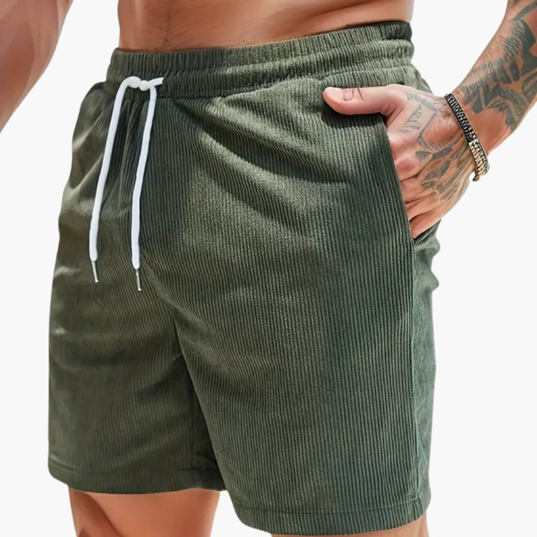 Short homme avec cordon de serrage et poches latérales