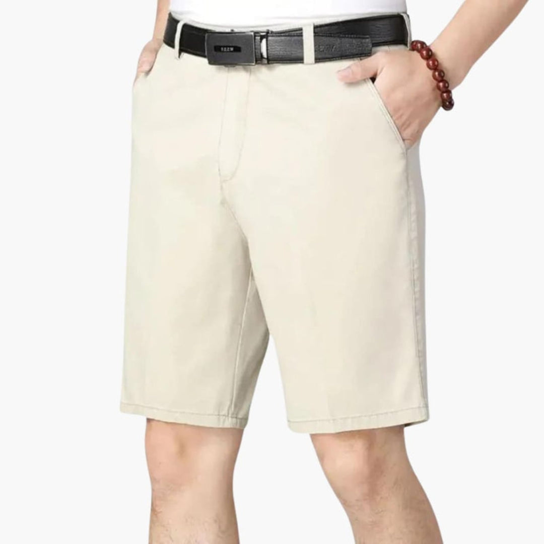 Short homme avec fermeture zippée