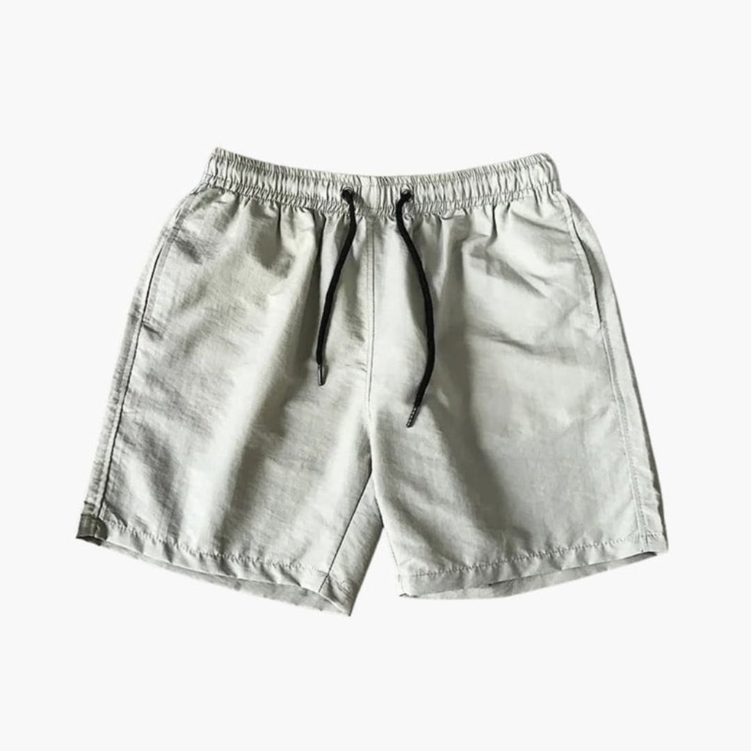 Short homme avec taille à cordon et poches latérales