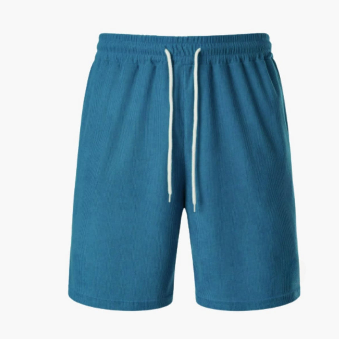 Short homme en velours côtelé avec surface côtelée