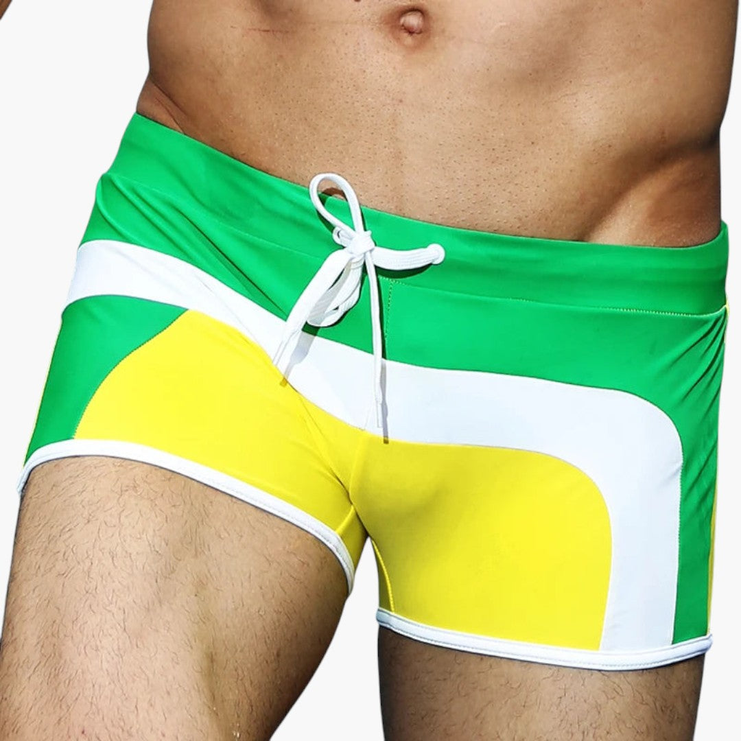 Shorts de bain pour hommes a poches latérales
