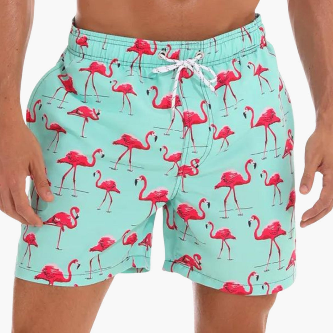 Shorts de bain pour hommes avec slip intégré