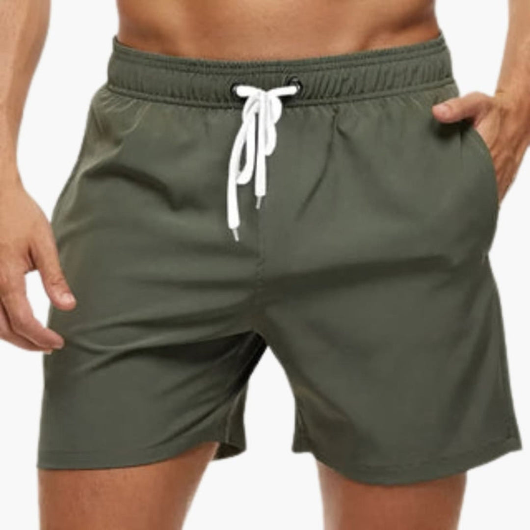 Shorts de bain pour hommes avec taille élastique