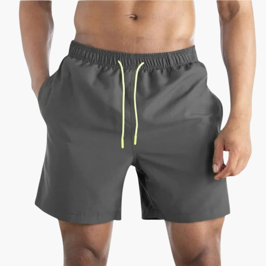 Shorts pour hommes a taille à cordon