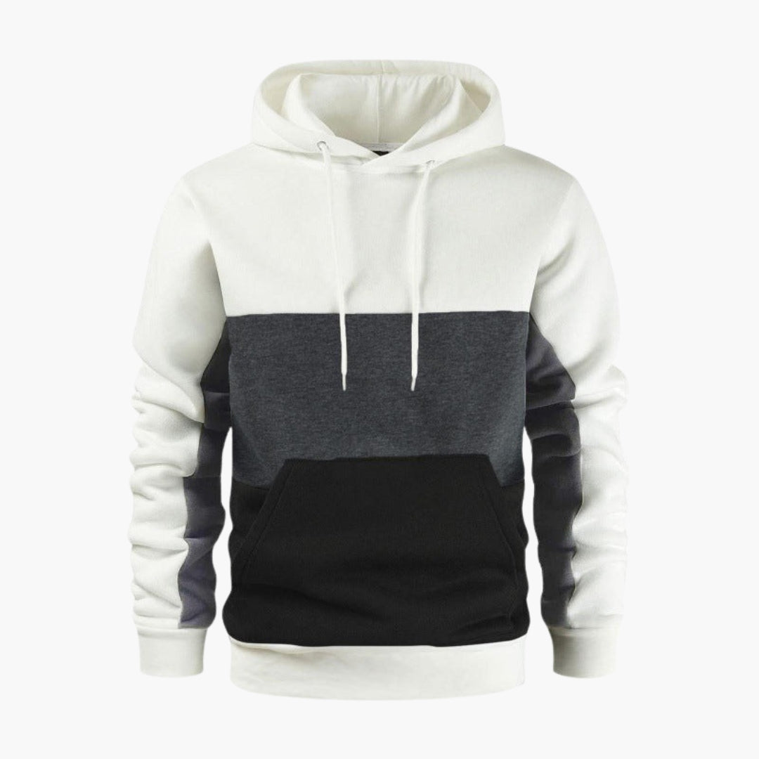 Bluza męska z kapturem z kolorowymi wstawkami