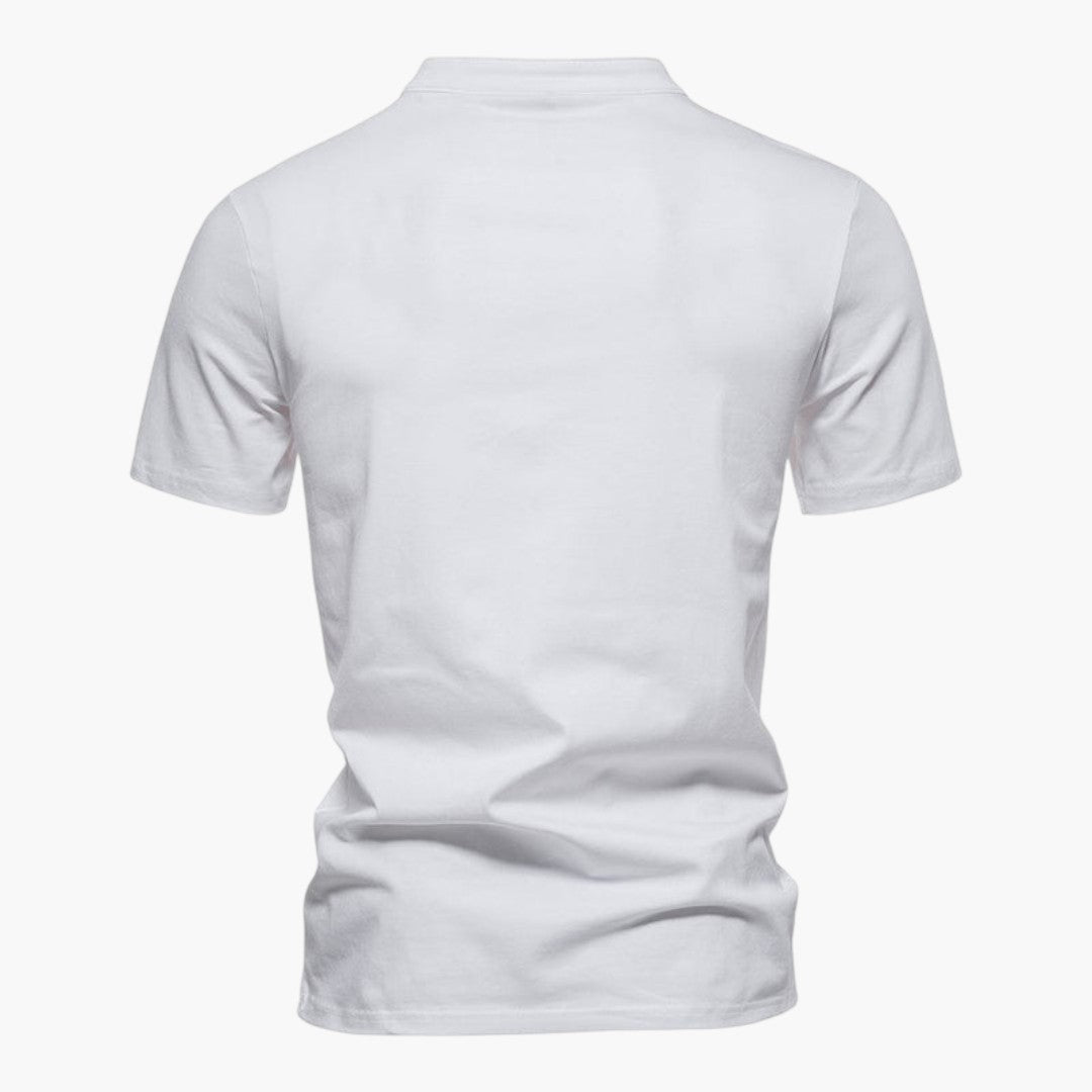 T shirt Homme a Col en V et Manches Courtes