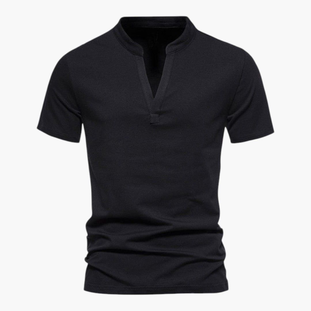 T shirt Homme a Col en V et Manches Courtes