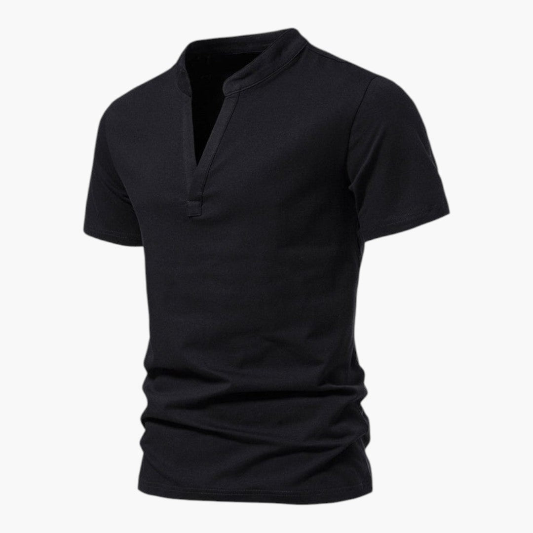 T shirt Homme a Col en V et Manches Courtes