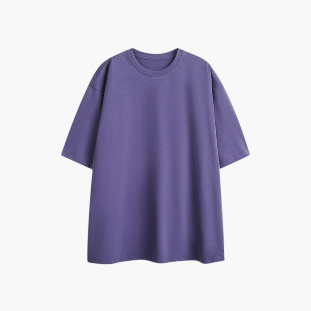 T shirt Homme avec Manches Courtes et Col Rond