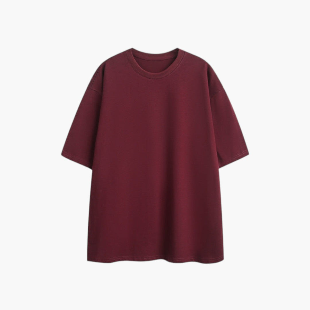 T shirt Homme avec Manches Courtes et Col Rond