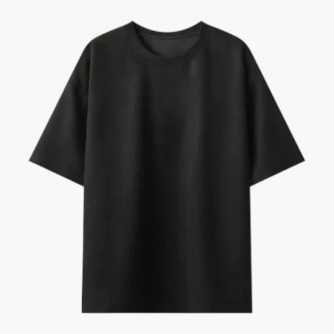 T shirt homme oversize à manches courtes avec col rond