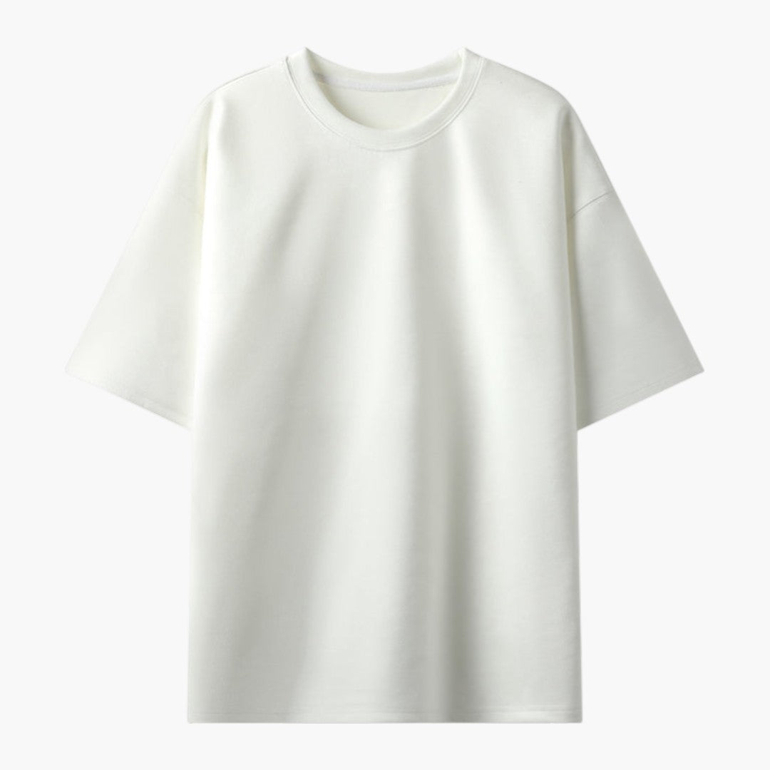 T shirt homme oversize à manches courtes avec col rond