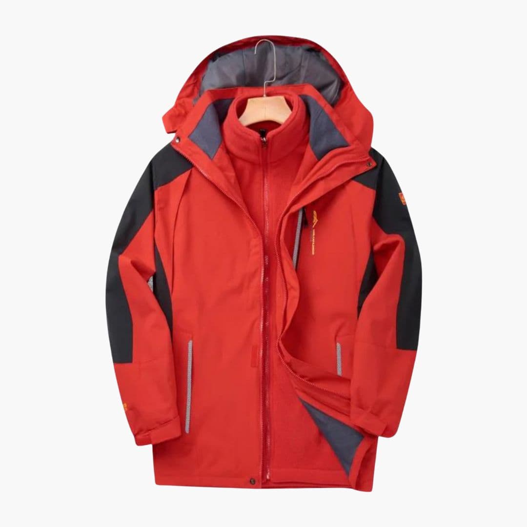 Veste 3-en-1 homme pour l’extérieur avec capuche