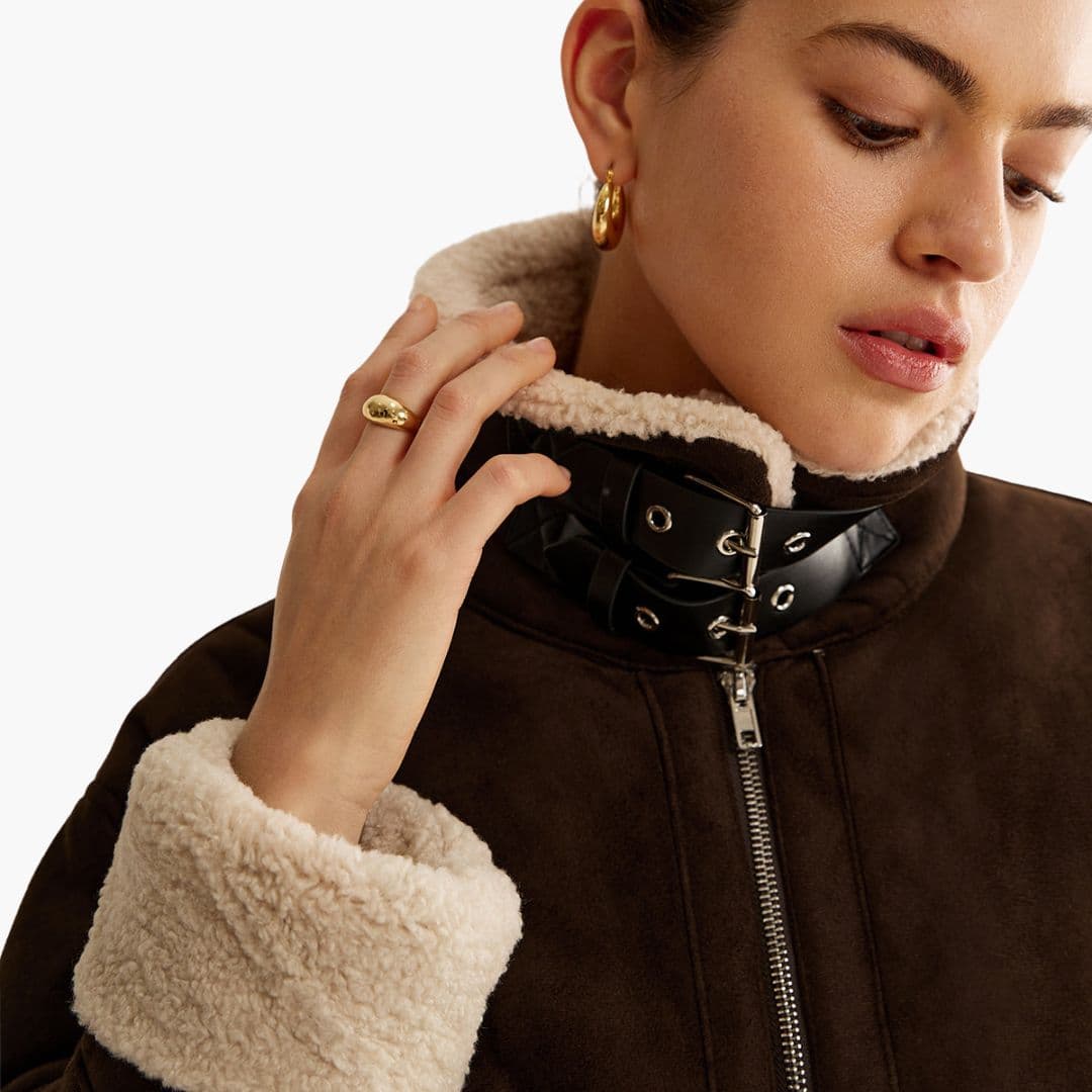 Giacca donna con collo ribaltabile