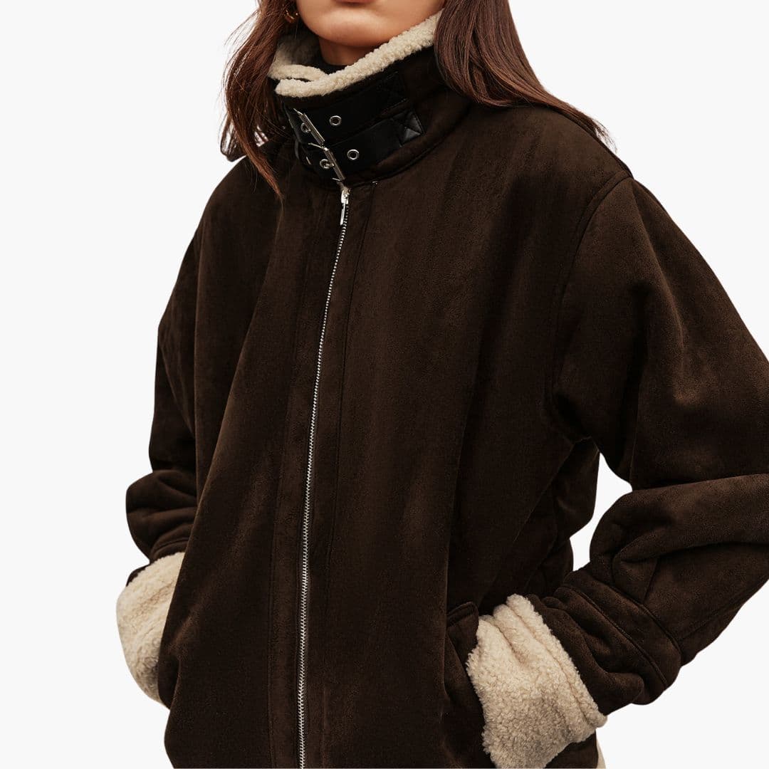 Giacca donna con collo ribaltabile