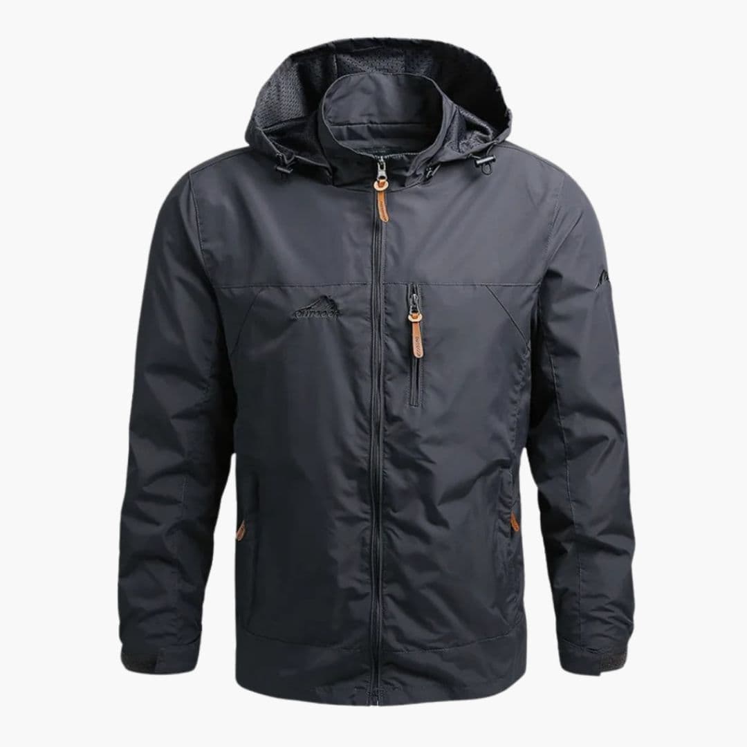 Veste Homme à Capuche avec Fermeture Zippée et Poches