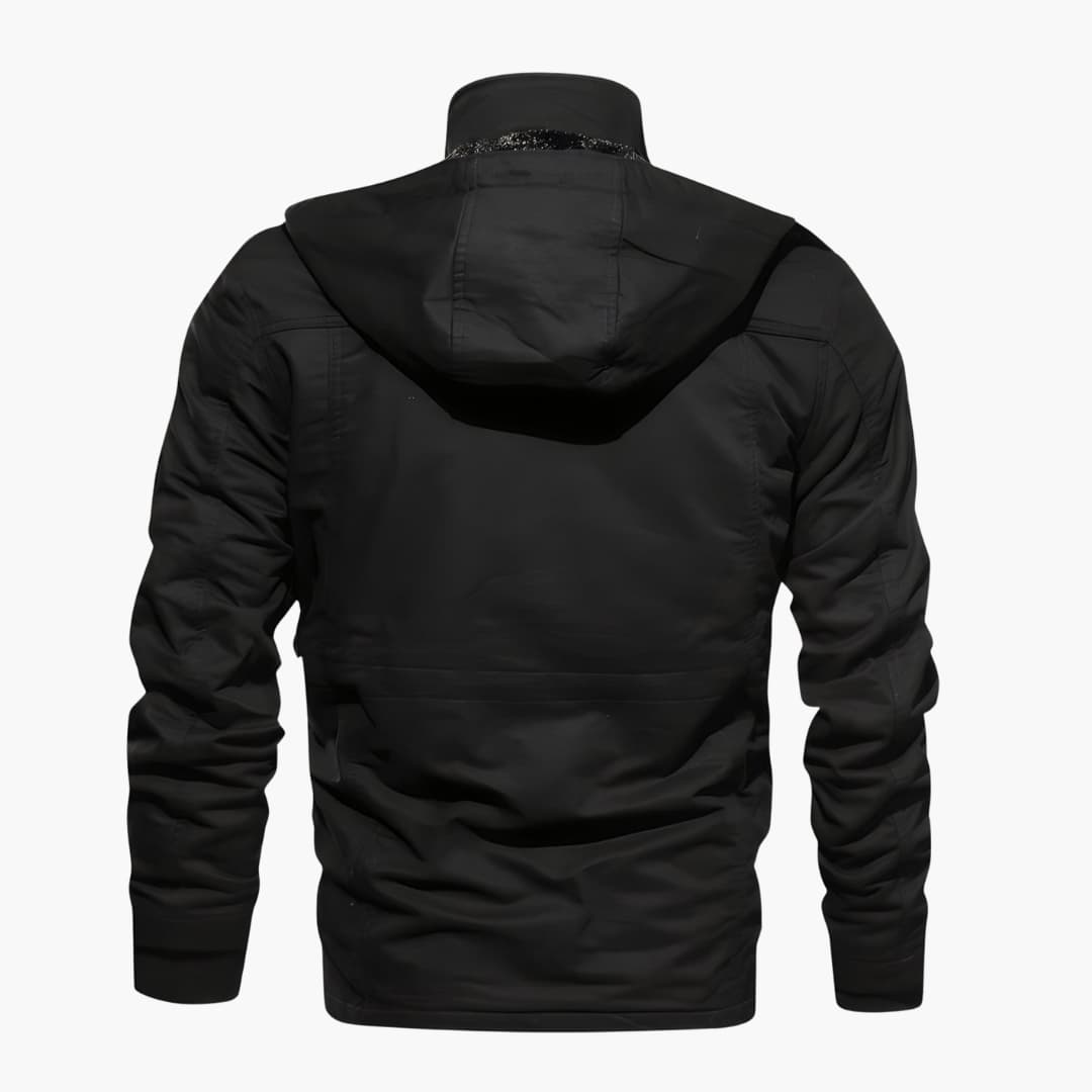 Veste Homme à Capuche avec Multiples Poches sur le Devant