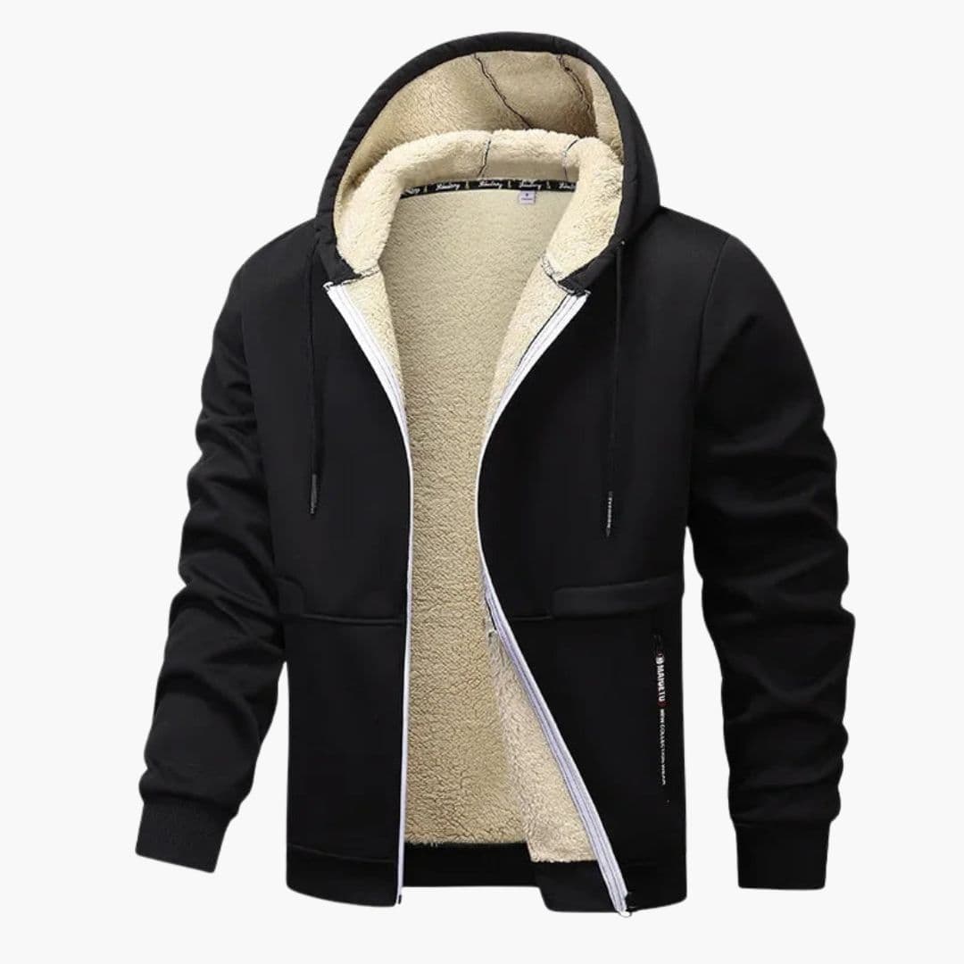 Veste à capuche homme avec doublure intérieure