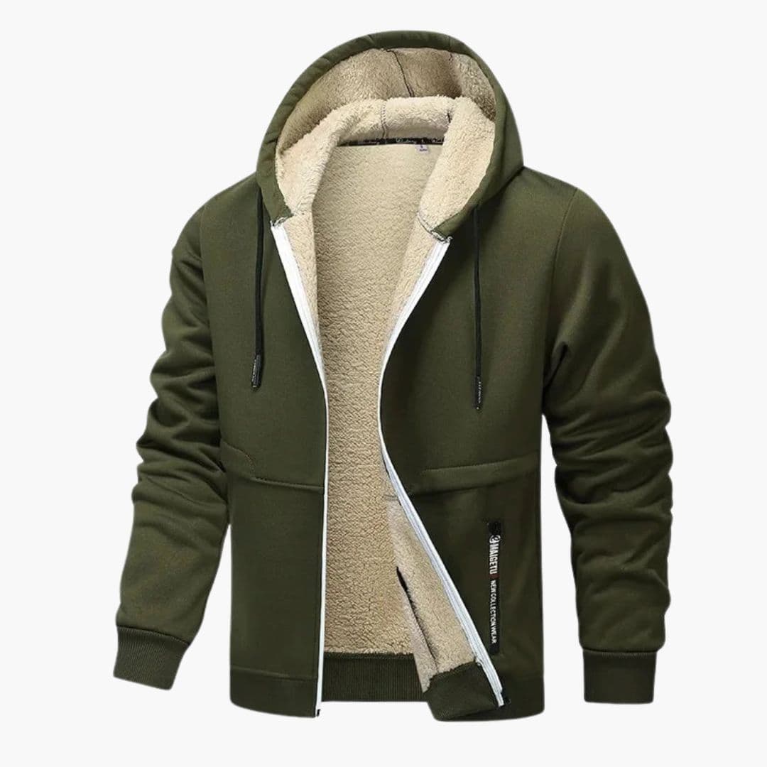 Veste à capuche homme avec doublure intérieure
