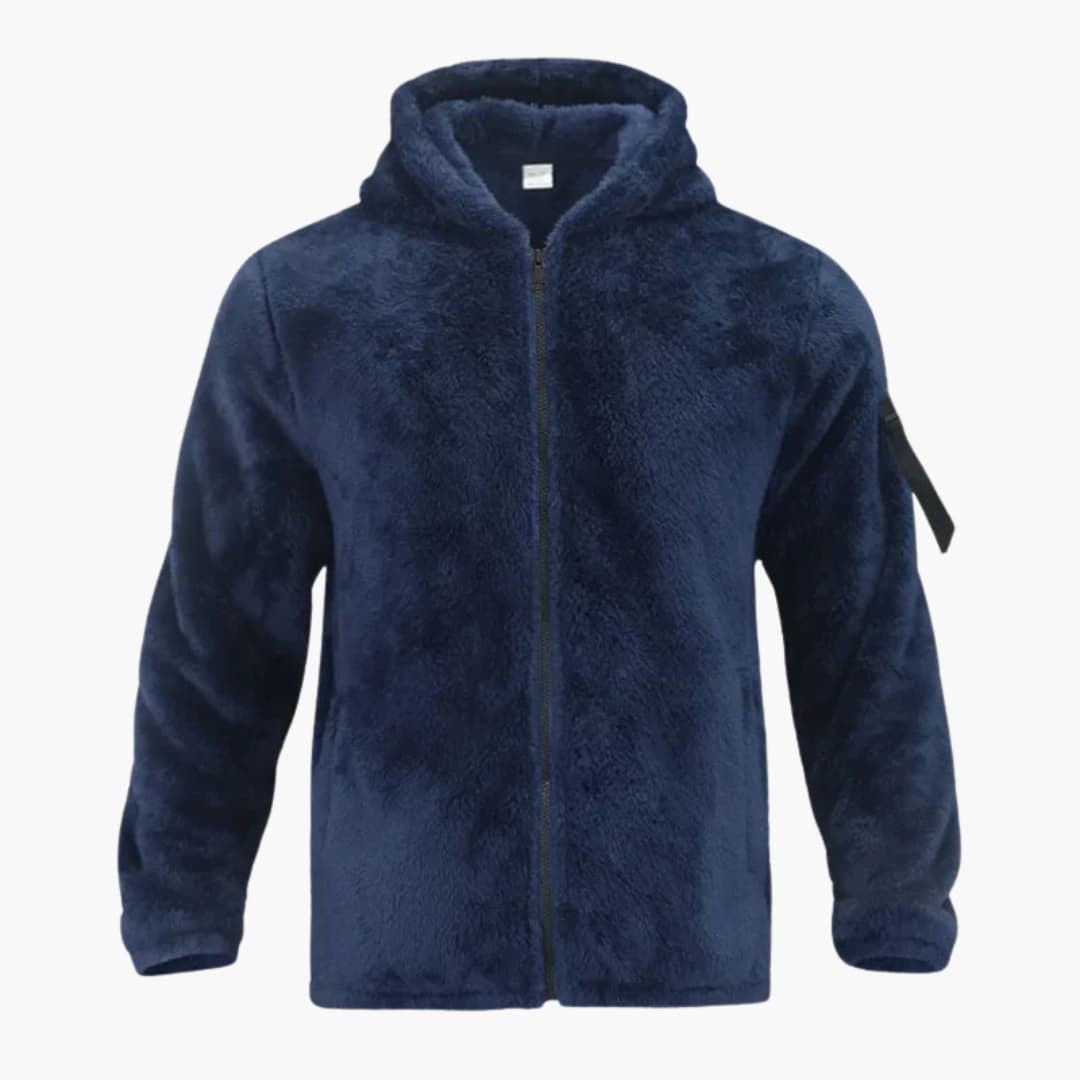 Veste à capuche pour homme avec fermeture éclair