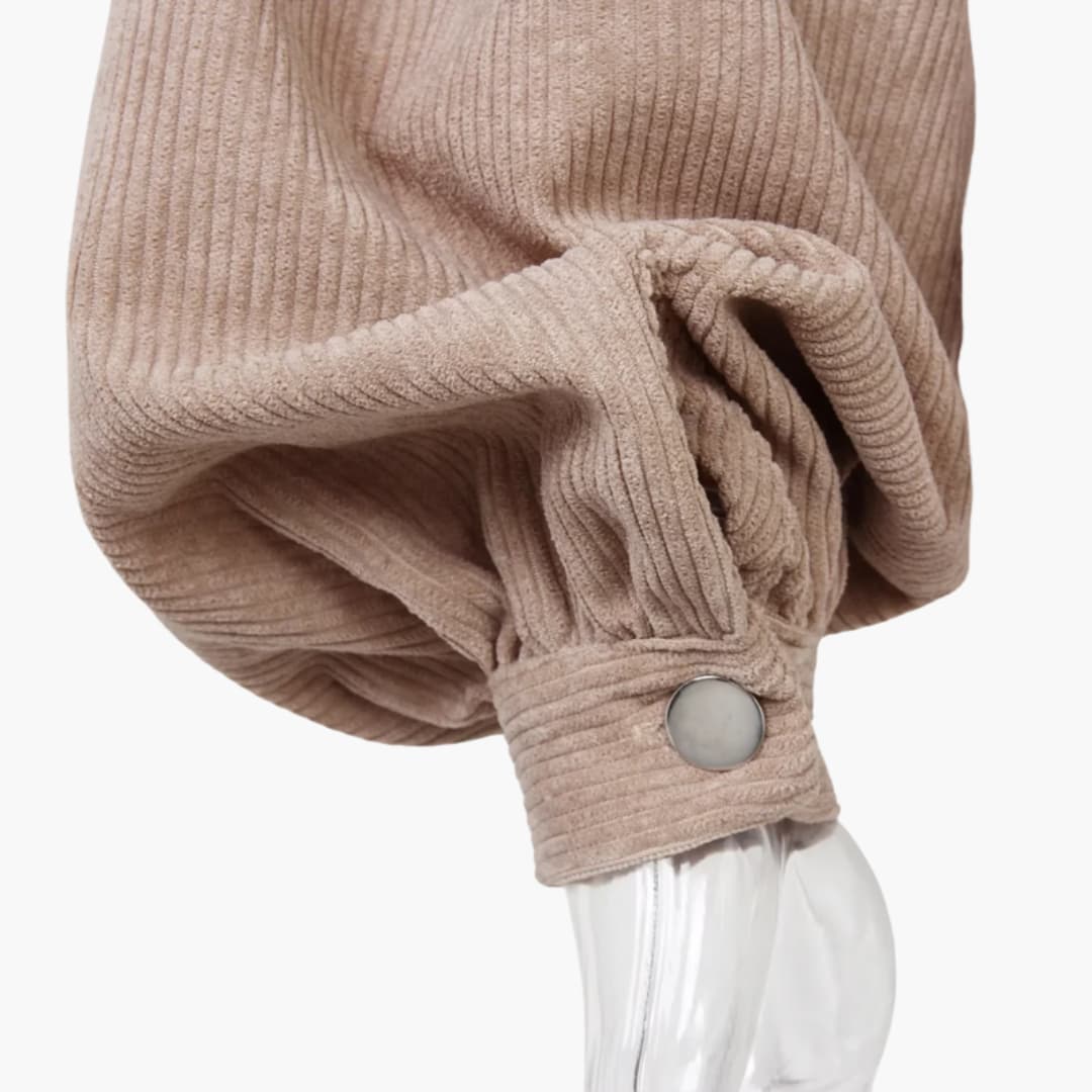 Veste bomber femme courte avec fermeture zippée et ourlet côtelé