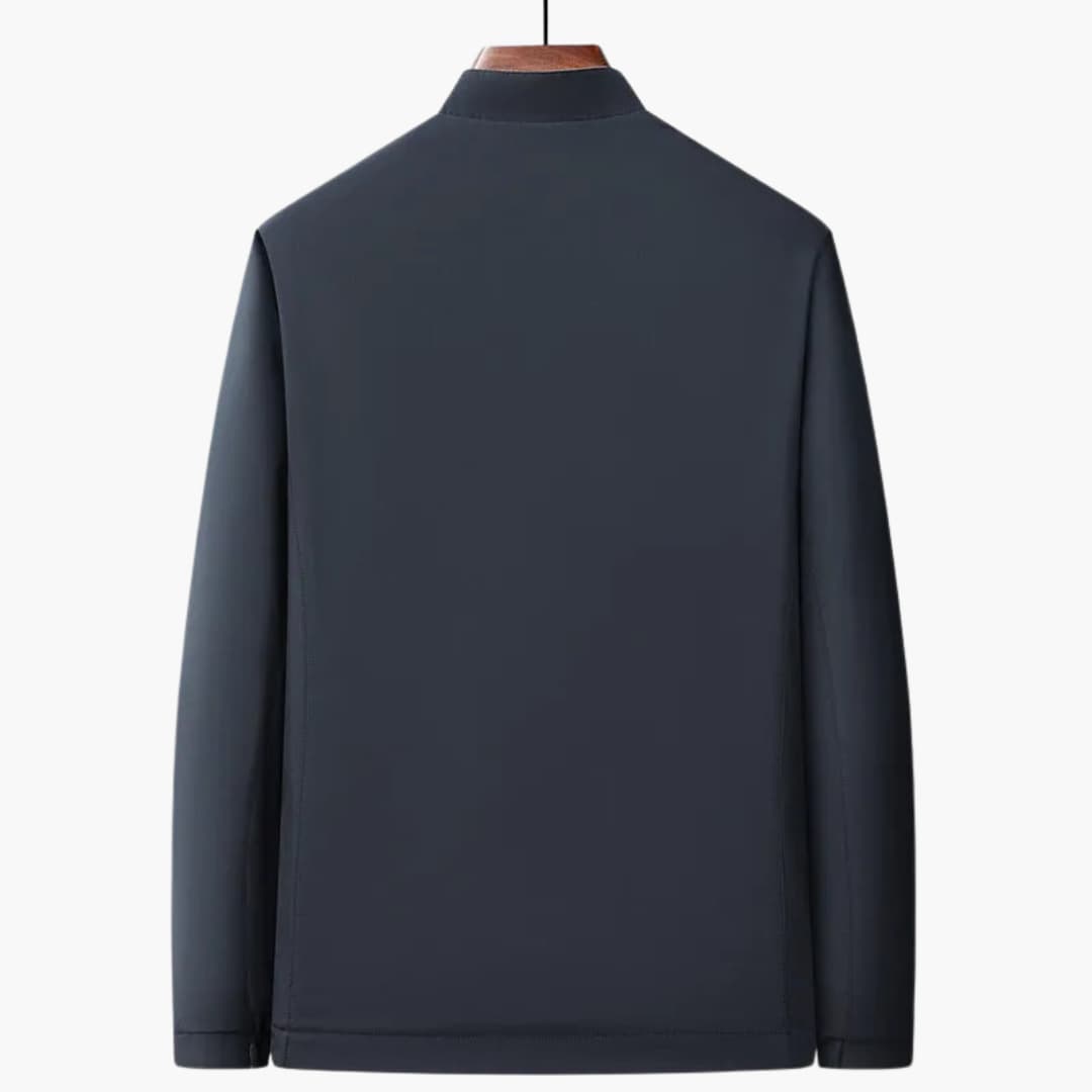 Giacca bomber uomo minimalista con zip e tasche con zip