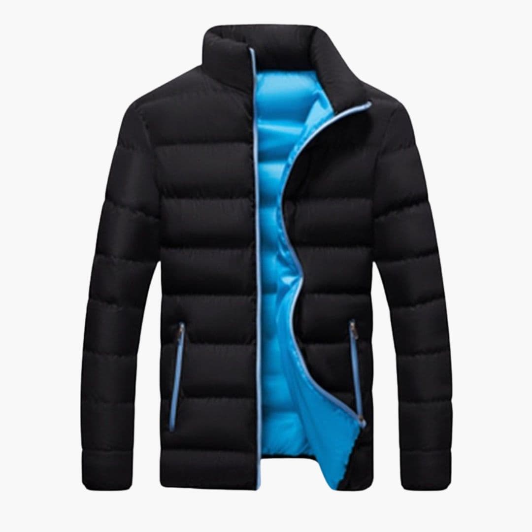 Veste d’hiver homme matelassée avec poches zippées