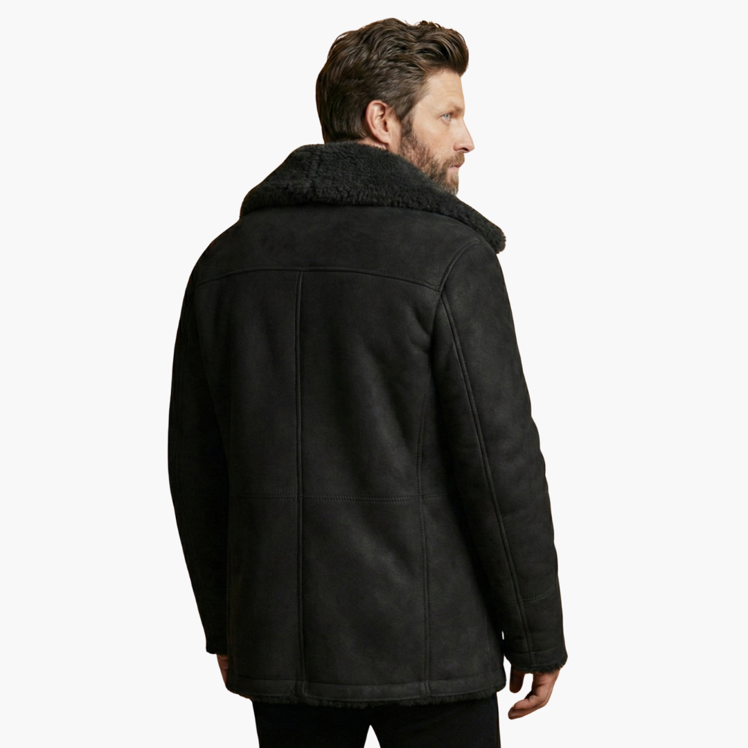 Veste d’hiver pour homme avec large col